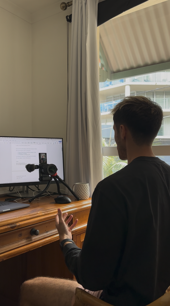 Dr Chris G. filming content