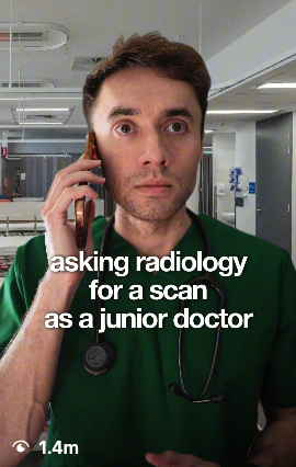 Asking radiology for a scan as a junior doctor